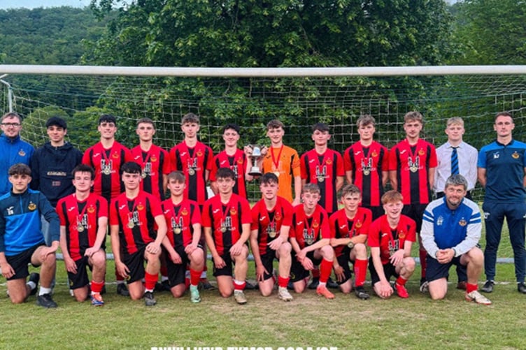 Felinfach. 2024-25 Ceredigion Youth Cup winners