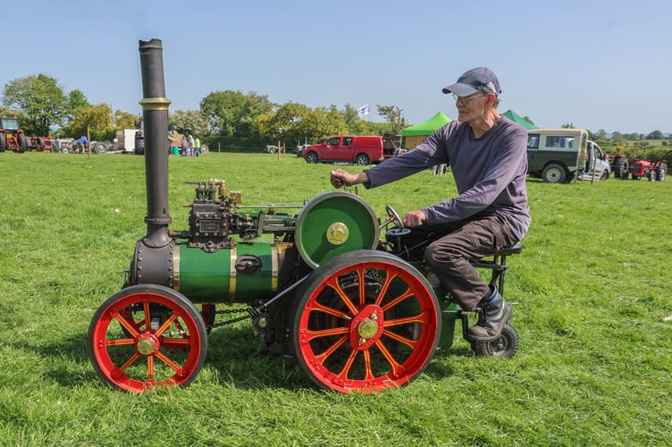 it was full steam ahead for this steamer on the field