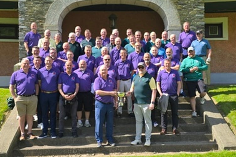 The players at Woodenbridge Golf Club