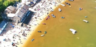 Swimmers at Porthdinllaen beach alarmed by brown water