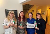 NHS charity funds support Message in a Bottle scheme in Ceredigion