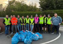 Motor club cleans up roadside after rally