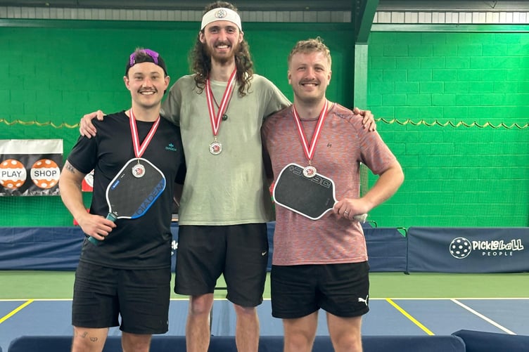 Podium from Welsh Nationals - Scott Mayo (2nd), Ben (1st), and Joel Baker (3rd)