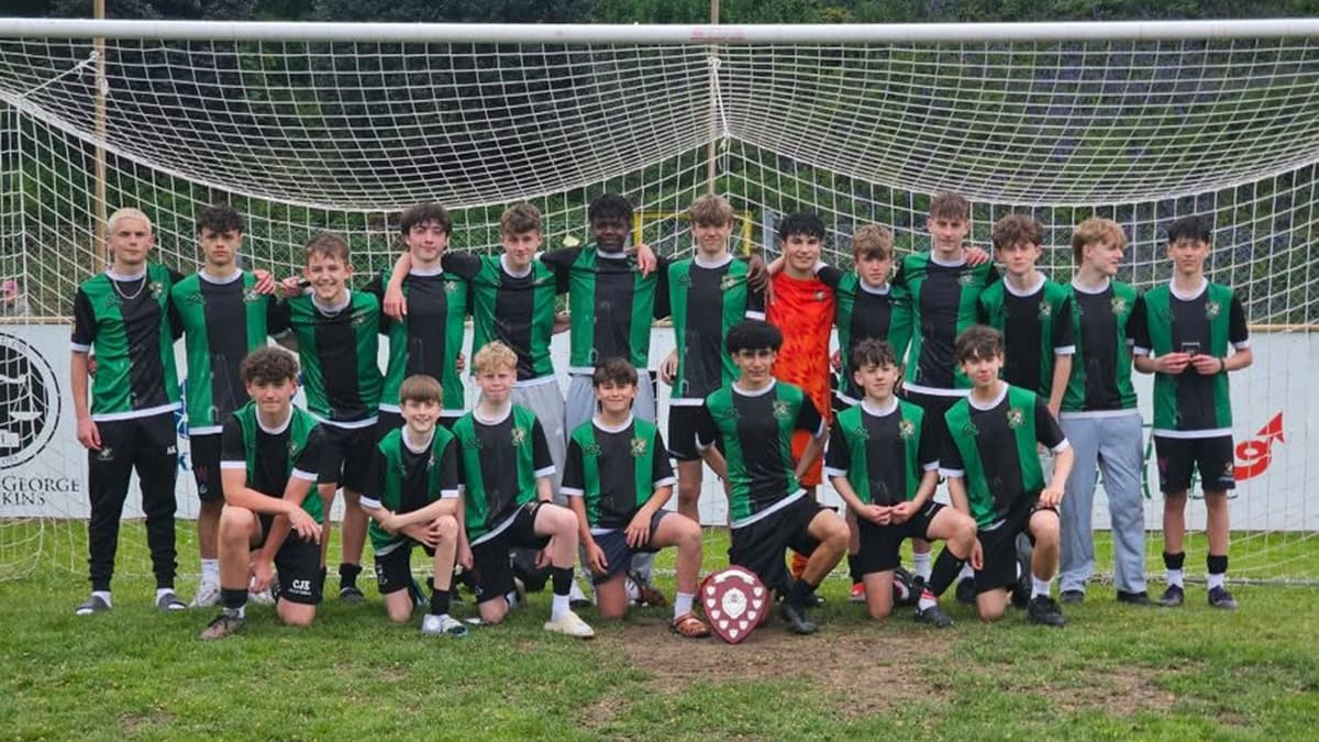 Aberystwyth U14s lift CWFA Cup in style after sensational season