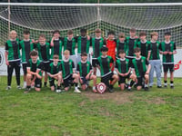 Aberystwyth U14s lift CWFA Cup in style