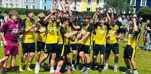 Aberaeron U16s triumph in South Ceredigion JFL Cup Final