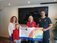 Aberaeron juniors raise £1,900 for Noah’s Ark charity