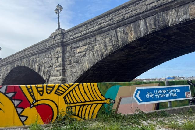 Aberystwyth mural celebrates local heritage and community spirit