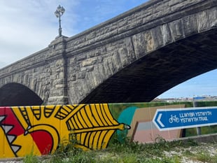 Aberystwyth mural celebrates local heritage and community spirit