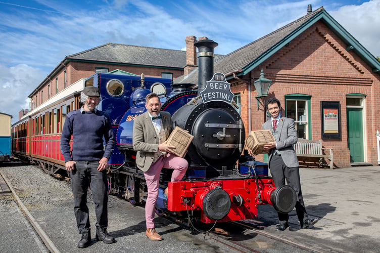 Talyllyn Railway get ready for beer festival. Photo: Nathan Spence