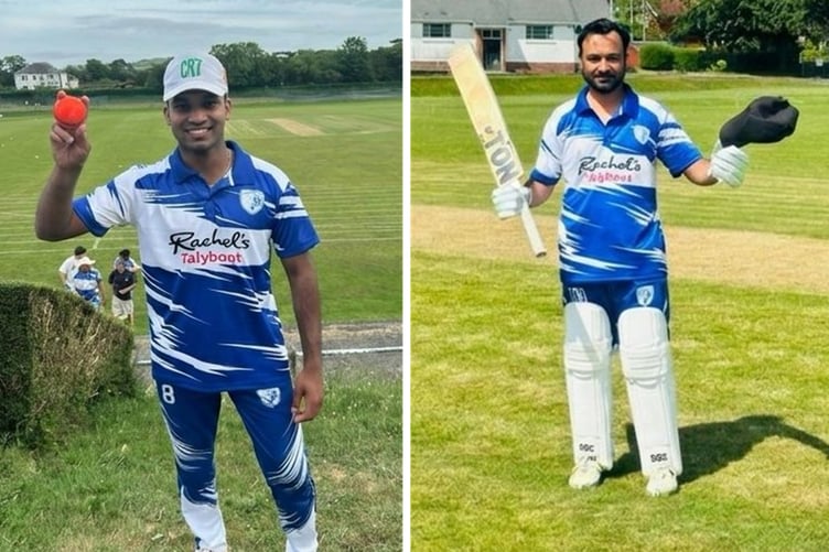 Ijaz and Ayush Sharma led the way for a big victory for Talybont Rachels