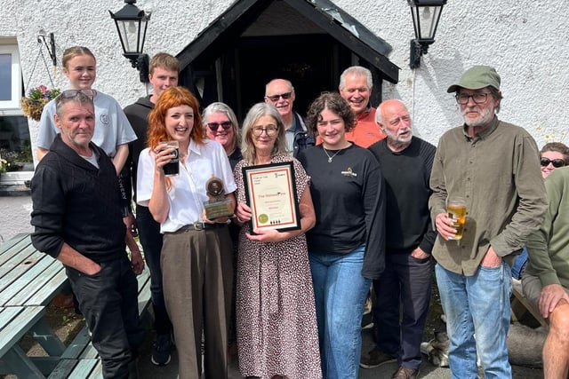 Gwynedd's Railway Inn receives Pub of the Year award