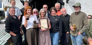Gwynedd's Railway Inn receives Pub of the Year award