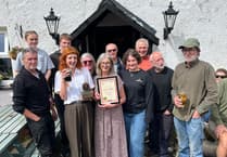 Gwynedd's Railway Inn receives Pub of the Year award