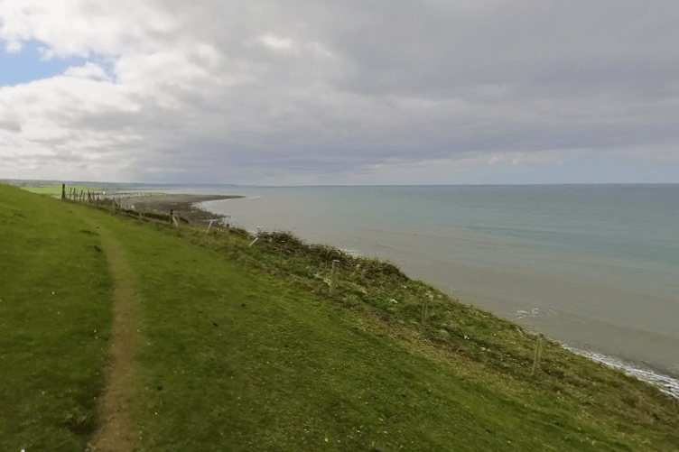 Llanrhystud beach was busy with visitors during the late May Bank Holiday.