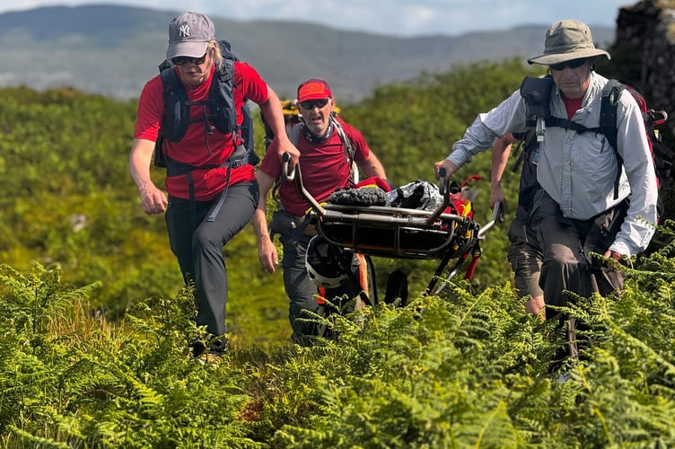 South Snowdonia Search & Rescue Team help man overcome by heat