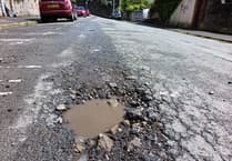 Potholes are costing Welsh councils £10m per year