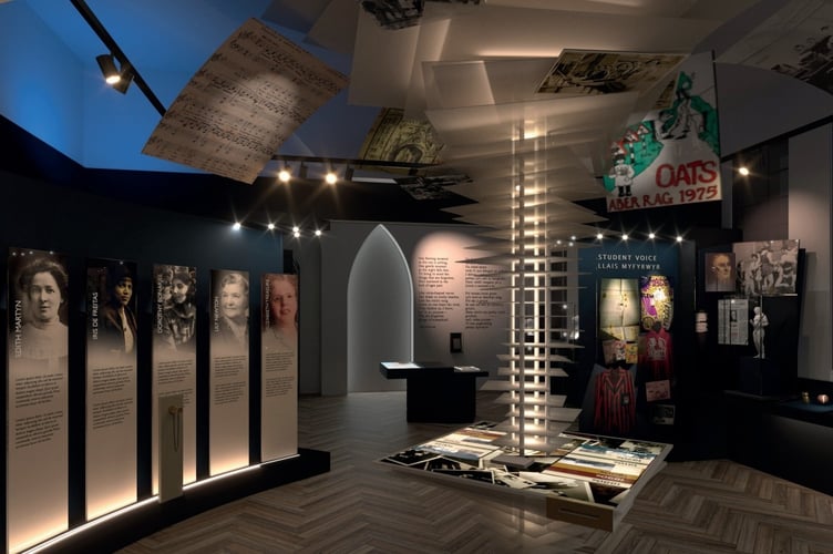 Artist’s impressions of the science centre exhibition.