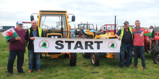 Welsh National Tractor Run raises over £8,500 for charity so far