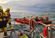 RNLI crews come to aid of stricken yacht off Aberystwyth coast
