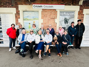 Railway station unveils wooden steam train and new exhibition