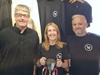 Porthmadog’s promotion trophy goes on show
