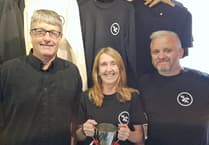 Porthmadog’s promotion trophy goes on show