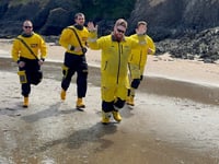 New Quay RNLI crew member goes the extra mile to raise funds