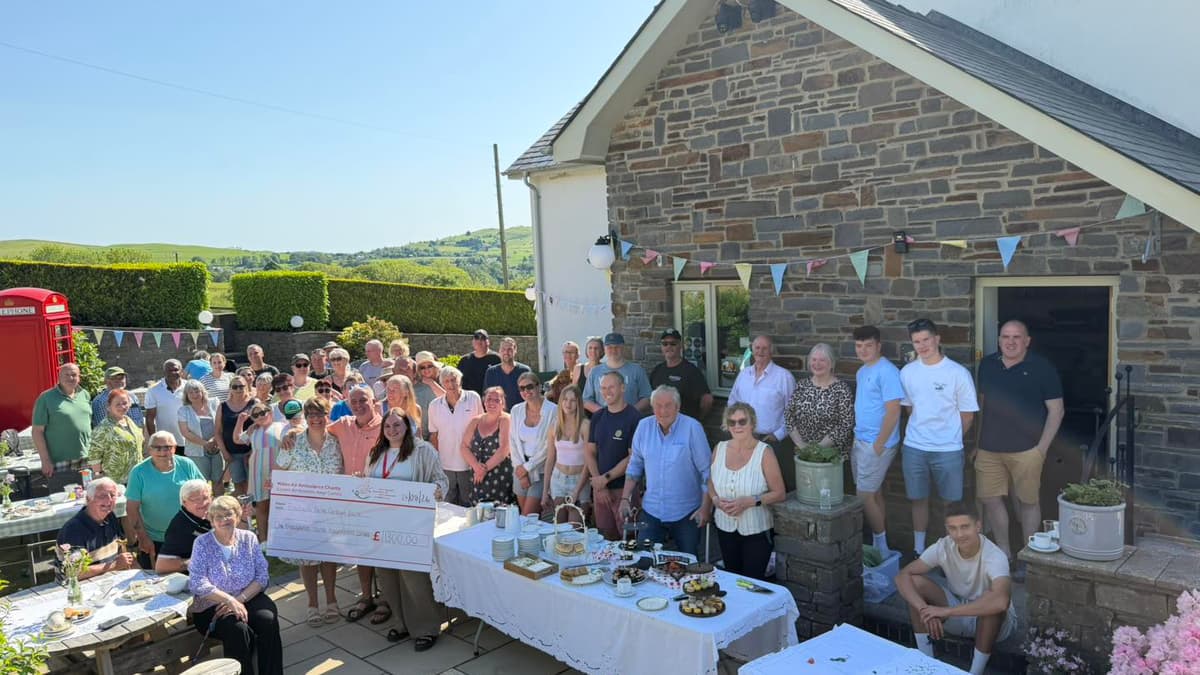 Double donation provides defibrillator and air ambulance cash boost