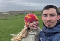 Couple ditch city living for life on an off-grid island