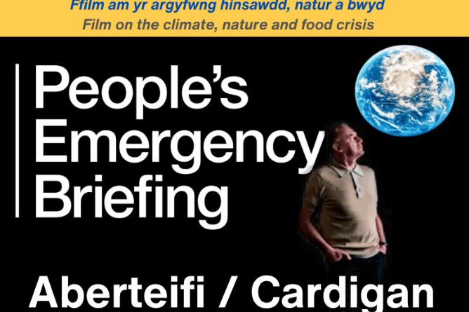 The 'People's Emergency Briefing' is coming to Cardigan