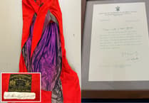 Historic Gwynedd investiture gown of Earl Lloyd George discovered