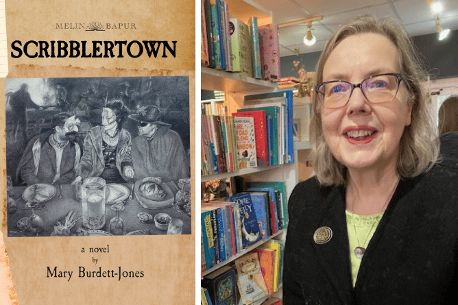 Scribblertown, left, and Mary Burdett-Jones, right. Photo: Margriet Boleij