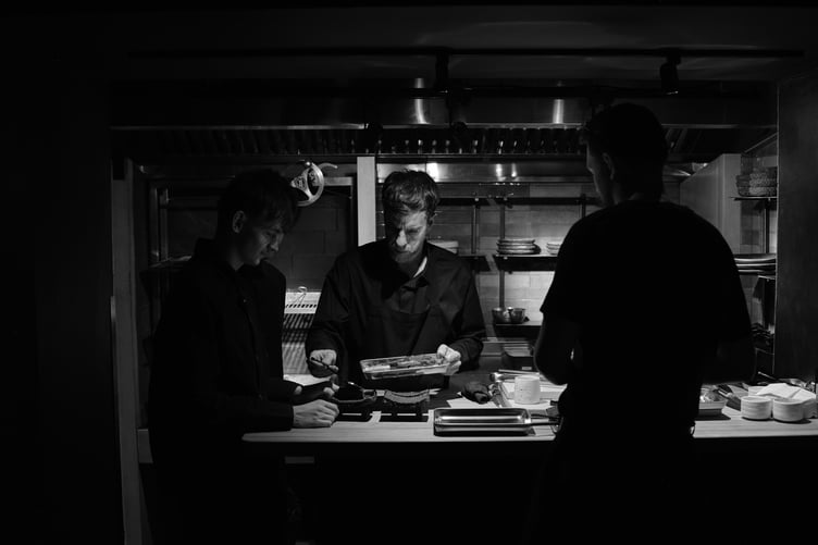 The three-metre-wide restaurant on Machynlleth's high street has been taken over by new head chef, Peter Sanchez-Iglesias. Photo: Mike Sims