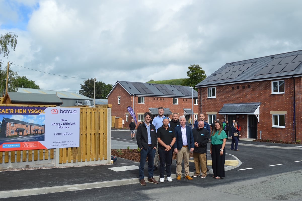 £2.5m energy-efficient housing development in Llanidloes completed visual