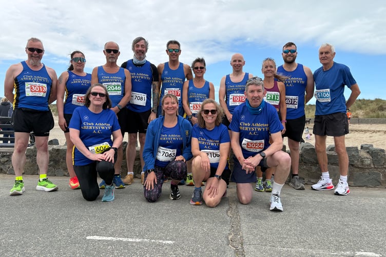 Aber runners get ready for Barmouth