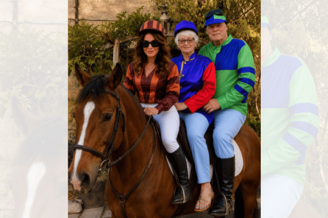 Sandy Venables, Rose Martin and Patrick Martin
