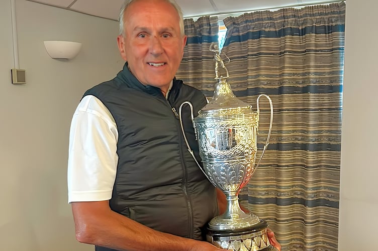 Neil Roderick with the trophy