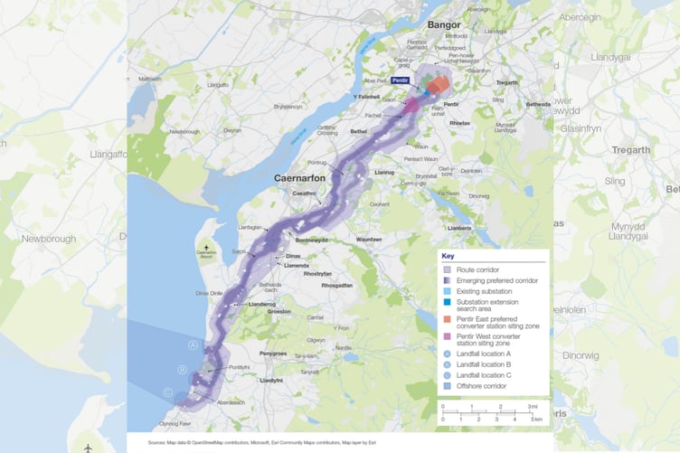 Map showing the affected areas if the work was approved. Photo: National Grid
