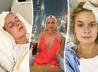 Mez learns to walk again after stroke aged just 26