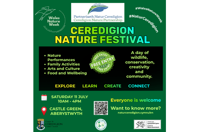 Ceredigion Nature Festival set to return next month. Image: Ceredigion County Council