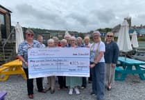 Aberaeron WI put in hard yards for Women’s Aid