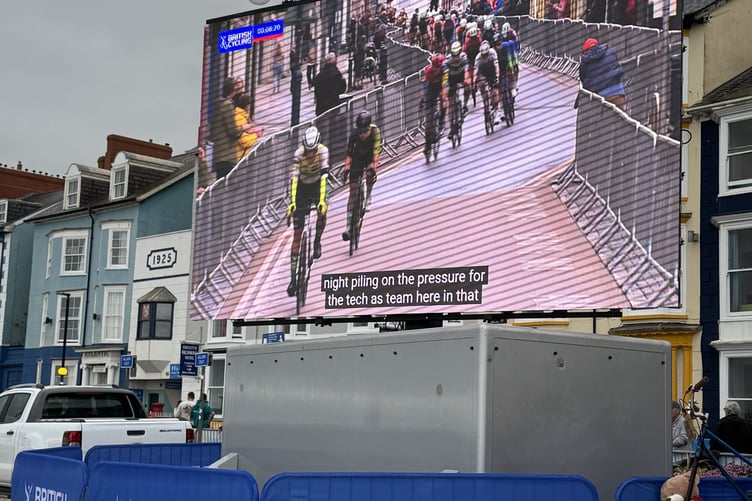 Expo Area and Big Screen, Aberystwyth