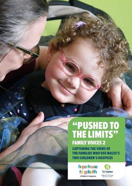 The front cover of the new Family Voices 2 report