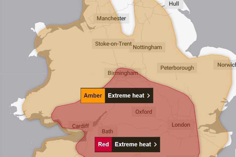 Met Office extreme heat