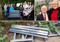 Family left 'heartbroken' after Dolgellau memorial bench is deliberately destroyed