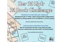 Ceredigion launches 21 Book Challenge for adult readers