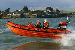 Abersoch RNLI was paged to assist powerboat crew. Photo: RNLI/AbersochRNLI