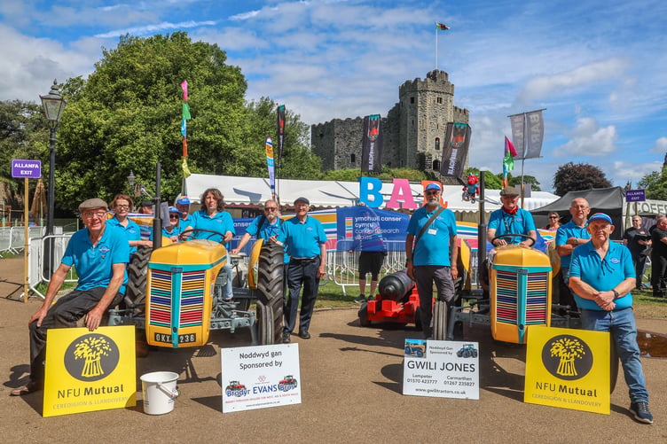 Cardi Cranks with Sion and Sian at the finish at Cardiff castle after a week long trip from Caernarfon to Cardiff