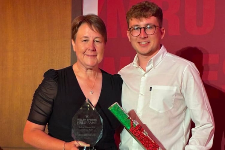 Anwen Butten has been inducted into the Welsh Sports Hall of Fame